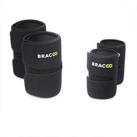 奔酷 BRACOO RR22E瘦大腿手臂套运动压力护手臂大腿套髂胫束预防护具 黑色 均码