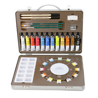 贝碧欧（Pebeo）水彩颜料 法国品牌速写涂鸦绘画颜料 12色铁盒套装 300610C