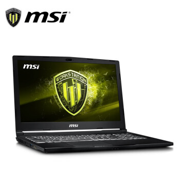 微星（MSI）WE63/ 15.6英寸移动工作站 i7-8750H+HM370/8G/128G+1T/Quadro P2000 4GB/FHD/WIN10/3Y