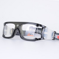 邦士度篮球眼镜运动护目镜可配近视眼镜框足球网球羽毛球骑行眼镜 BL022黑色