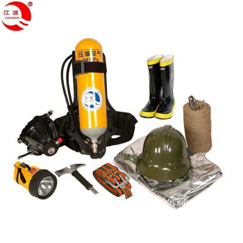 江波 JIANGBO 8889  全套消防员装备 消防员安全装备设备 特种行业认证 8件套（6L款 整套消防员装备）
