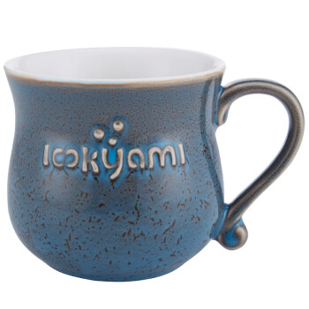 LOOKYAMI 咖啡杯阿曼达陶瓷咖啡马克杯 蓝色
