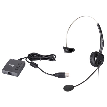 CALLTEL 科特尔（CALLTEL） 话务耳机 话务耳麦 办公商务耳机 适用于话务员/客服/呼叫中心耳麦T400 （USB接口 ）