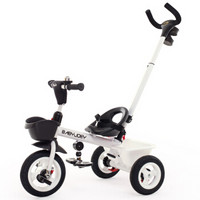 童车手推车 Babyjoey 英国 儿童三轮车脚踏车1-3-5岁 简易自行车多功能手推车  小蜜蜂  白色