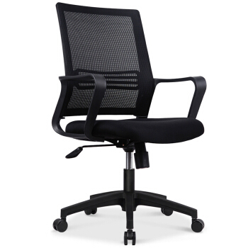 KANAIDENG 卡奈登 职员办公电脑椅会议椅网布家用学生转椅 XTB10 黑色转椅 （2个起拍）