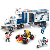 积高（COGO）警察系列之移动指挥系统 儿童拼装玩具 男孩启蒙礼物立体拼插玩具积木 400片 14166