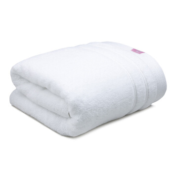 艾米乐（amarelle）五星级酒店浴巾 纯棉吸水长绒棉成人超大浴巾 smooth128 白色 80*160cm