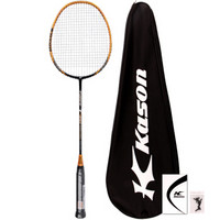 凯胜（KASON）力量型碳素纤维羽毛球拍单拍Force T310 黑金色（已穿线）