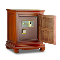 艾吉恩中式实木床头柜保管柜72厘米高家用办公入户小型隐藏双保险保管箱 指纹密码加防火隔层