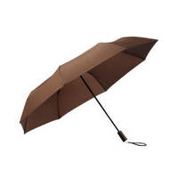 两三点 雨伞晴雨伞遮阳伞三折手开伞国民伞加大加固 小米生态链企业雨伞咖啡色