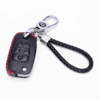 金銮殿（KING ETING）起亚钥匙包真皮钥匙套 15款K2 16款福瑞迪13款狮跑15款智跑专用汽车钥匙扣 B款热情红