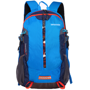 SVVISSGEM 双肩背包 登山包 20-30L户外运动包旅行休闲双肩包男女学生书包 SA-9832 彩蓝色