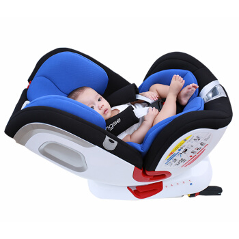 贝婴适 德国beingse儿童安全座椅0-12岁4汽车用360度旋转婴儿宝宝安全椅新生儿 梦境蓝