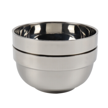 Beisesi 贝瑟斯 304不锈钢碗 2只装12CM家用饭碗汤碗餐具 防烫 耐用