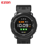 宜准（EZON） 智能户外运动手表跑步时尚彩屏多功能动态光心率防水马拉松计步GPS定位表 E2A11