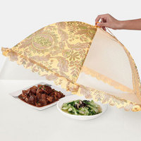 FOOJO圆形可折叠饭菜罩子剩饭剩菜防蚊虫防尘罩件家用盖菜餐桌罩