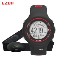 宜准EZON户外智能跑步表运动男GPS心率多功能防水时尚电子手表E1B12