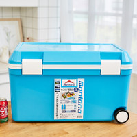 ASTAGE 日本进口保温箱药品胰岛素医用冷藏箱保鲜箱 46L 蓝色
