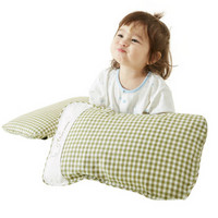 良良(liangliang) 婴儿枕头0-1-5岁麻棉透气定型枕儿童护头枕新生儿宝宝用品适用 咖色袋装44.5*25cm