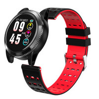 全程通K3智能运动手表替换腕带表带黑红色