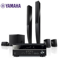 雅马哈（Yamaha）RX-V385+NS-PA41 音响 音箱 立柱式家庭影院5.1声道 AV功放音箱七件套装