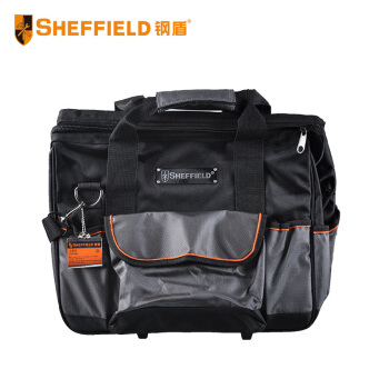 钢盾 SHEFFIELD S023013 双肩工具包维修加厚帆布多功能大号背包电梯工作包 双肩背包