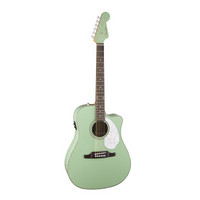 芬达 Fender Sonoran SCE 加州系列 单板缺角民谣电箱吉他 ST型 风格带电紧凑D形41寸 冲浪绿