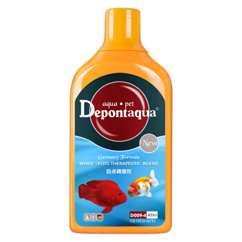 Depontaqua 大禹德邦 德邦 depont白点调理剂血鹦鹉龙鱼热带鱼观赏鱼白点处理400ML