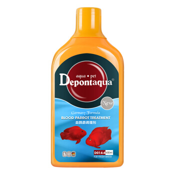 Depontaqua 大禹德邦 德邦 depont 血鹦鹉调理剂发财鱼血鹦鹉鱼热带鱼观赏鱼水质调理400ML