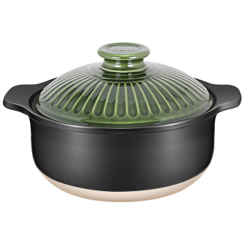 VATTI 华帝 T2504 陶瓷炖煲 2.5L 绿色  