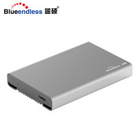 蓝硕（BLUEENDLESS）U23Q（12.5） Mirco口移动硬盘盒USB3.0全金属2.5英寸