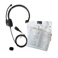 捷波朗(Jabra)单耳话务耳机头戴式耳机客服耳机呼叫中心耳麦NINJA QD被动降噪可连电话不含连接线