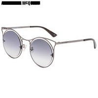 MCQ 麦昆 eyewear 女款太阳镜 亚洲版金属框太阳镜 MQ0173SA-002 钌红色镜框灰色镜片 54mm