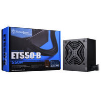 SilverStone 银欣 额定550W ET550-B 台式电源（80Plus铜牌/日系电容/12CM静音风扇/五年质保）