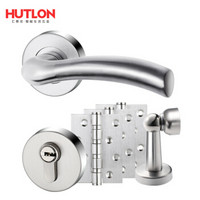 汇泰龙（Hutlon）门锁室内卧室不锈钢房门锁家用实木门锁三件套装 JZ-00-11
