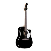 芬达 Fender Sonoran SCE 加州系列 单板缺角民谣电箱吉他 ST型 风格带电紧凑D形41寸 炫酷黑