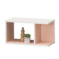 越茂 家用卧室房间组合置物柜 收纳储物组合柜 白色+粉色 ZHG-COB3060-WP
