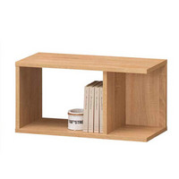 越茂 置物柜组合柜简约书柜书架北欧格子柜简易装饰柜木质储物柜 原木色 ZHG-COB3060-NA