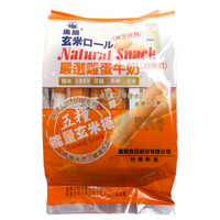 中国台湾 黑熊 进口粗粮饼干糕点 休闲零食 糙米卷能量棒 五粮能量玄米卷 160g