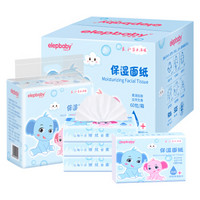Elepbaby 象宝宝 婴儿纸巾抽纸 3层60抽*60包整箱