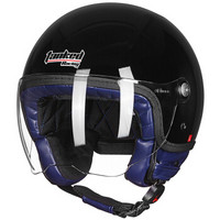 坦克（Tanked Racing）摩托车头盔头盔电动车头盔T583四季通用 循环透气舒适 XL码 黑色