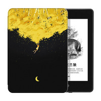 纳图森（Natusun）仅适配全新2018款 Kindle Paperwhite 4彩绘保护套亚马逊电子书阅读器休眠壳 小孩与树