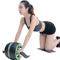 GK KQ01 健腹轮腹肌轮巨轮回弹健腹器锻炼腹肌器材减肚子家庭家用健身器材 清新绿