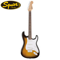 芬达（Fender）Squier Bullet BSB 电吉他 新款子弹系列ST型固定琴桥单单单线圈初学入门电吉他日落色