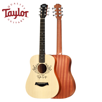 泰勒（Taylor）BT1签名款TS BT-e baby系列旅行云杉单板民谣电箱木吉他 BABYSWIFT签名电箱版34寸