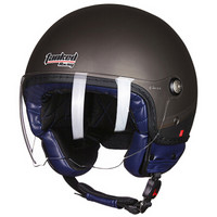坦克（Tanked Racing）摩托车头盔头盔电动车头盔T583四季通用 循环透气舒适 L码 棕色地平线