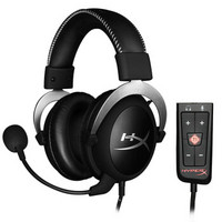 金士顿(Kingston) HyperX 暴风 游戏电竞耳机头戴式 +灵音 7.1虚拟环绕音效 游戏声卡线控组合套装