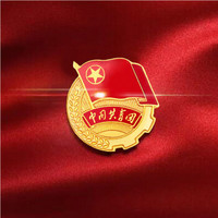 谋福 L9522 团徽徽章 中国共青团 磁扣款 9个装