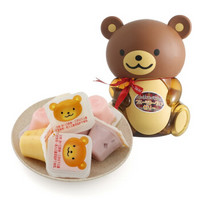 中国台湾进口零食 盛香珍 TRIKO棕色小熊混合口味果冻布丁桶装580g