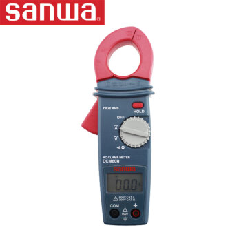 三和 sanwa DCM60R交流钳形表真有效值 口径25mm 交流电流600A,分辨率0.1A数据锁定用于观察和记录测量数据
